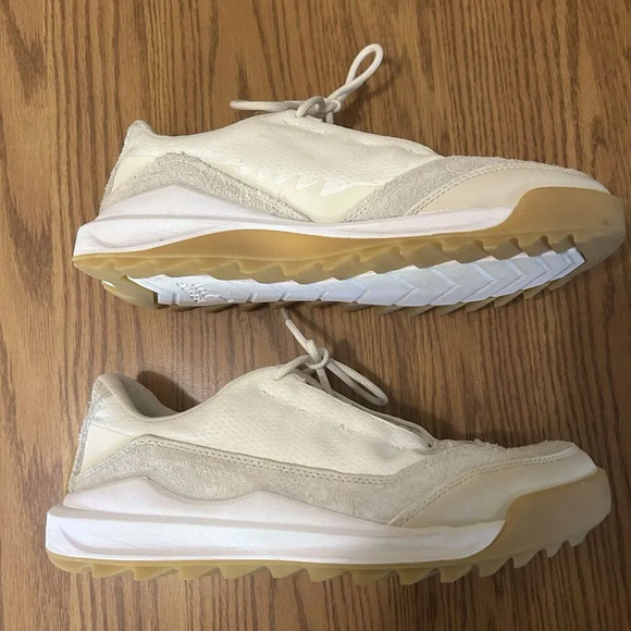 Sorel ONA 718 Men’s Suede Sneakers Size 11 Style NM4800-125 white & taupe - Picture 7 of 9